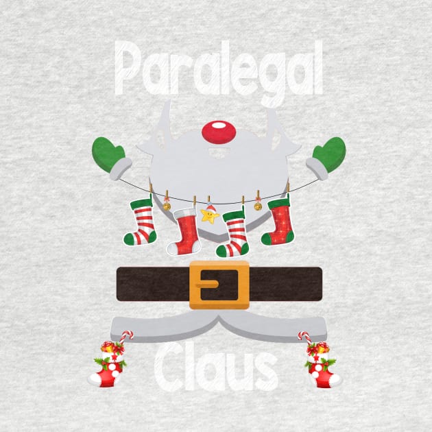 Paralegal Claus Santa Christmas Costume Pajama by johnbbmerch